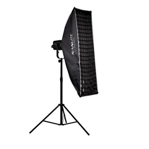 Nanlite Asymmetrical Stripbank Softbox with Bowens Mount (18x43in) from www.thelafirm.com
