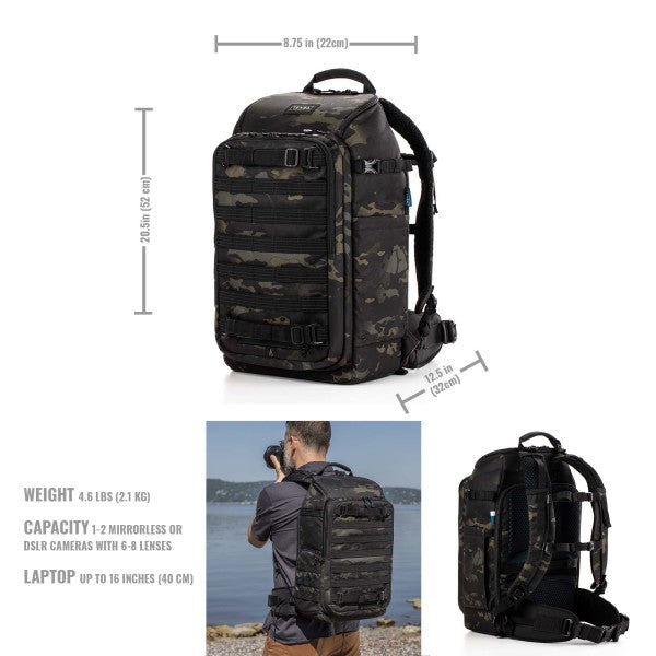 Tenba Axis v2 24L Backpack - MultiCam Black from www.thelafirm.com