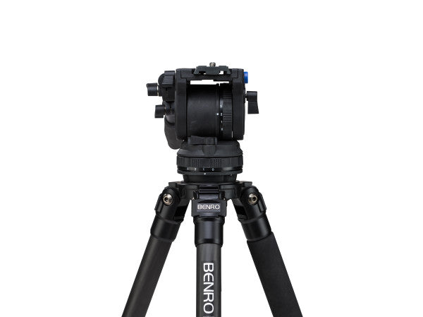 Benro C373F Series 3 CF Video Tripod & BV6H Head - 3 Leg Sections, Flip Lock Leg Release from www.thelafirm.com