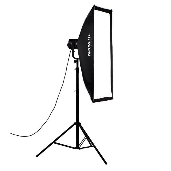 Nanlite Asymmetrical Stripbank Softbox with Bowens Mount (18x43in) from www.thelafirm.com