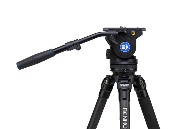 Benro C373F Series 3 CF Video Tripod & BV4H Head - 3 Leg Sections, Flip Lock Leg Release from www.thelafirm.com