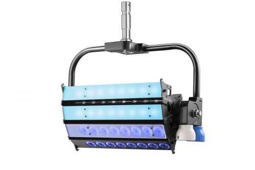 VELVET Cyc 4 Color Studio Asymmetrical Articulated LED with on - Board AC Control Yoke