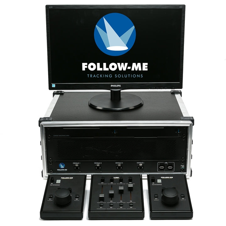 Follow-Me 19" Rack Mount Server w/Mac Mini, Capture Card and Serial Adapter