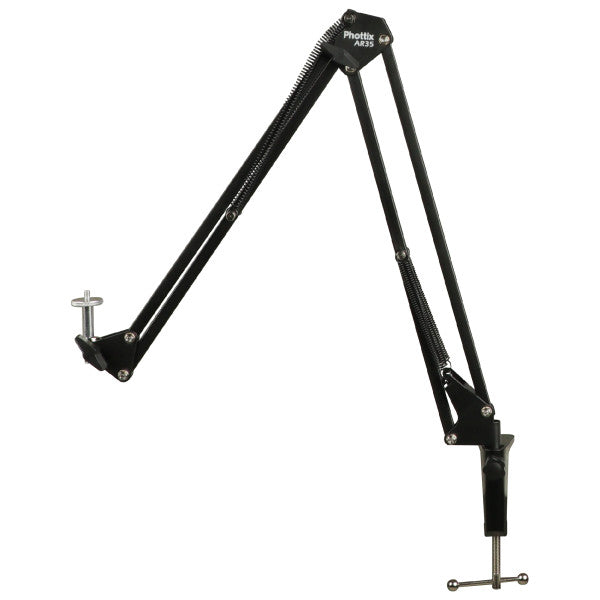 Phottix AR35 Desktop Boom Arm Stand from www.thelafirm.com