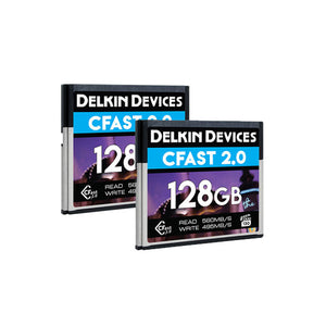 Delkin Devices 128GB CFast 2.0 Memory Card (2 Pack)