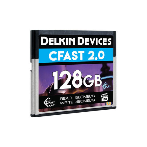 Delkin Devices CFast 2.0 Memory Card (VPG-130, 128GB)