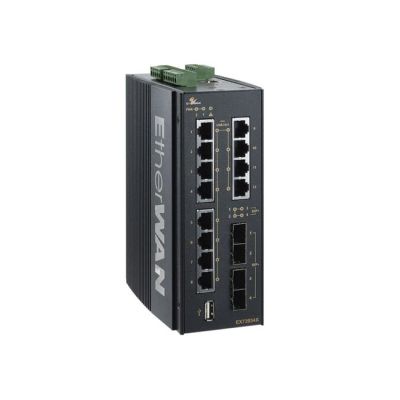 EtherWAN 8-Port 10/100/1000BASE-T + 4 1G/10G SFP+ Ports from www.thelafirm.com