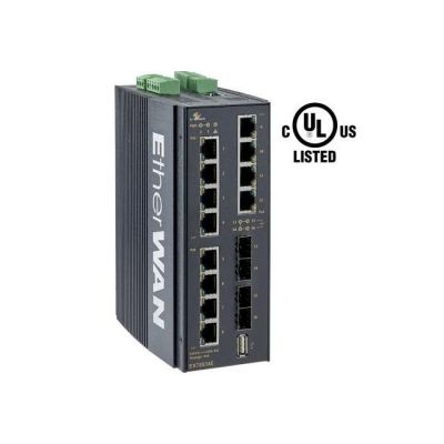 EtherWAN 8-Port Gigabit PoE plus 2 Dual-Rate Gigabit SFP Ports from www.thelafirm.com