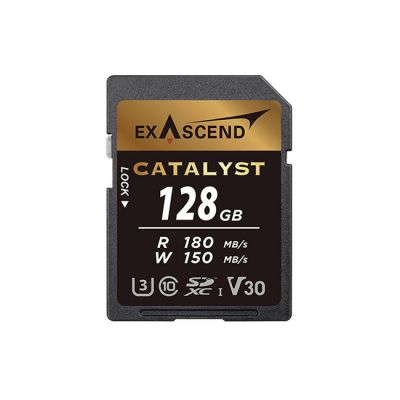 Exascend Catalyst SDXC, UHS-I, V30 128GB from www.thelafirm.com