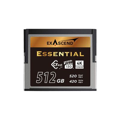 Exascend  512GB Essential Cfast 2.0 Memory Card from www.thelafirm.com