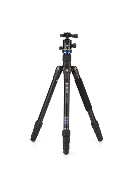 Benro Travel Angel AL Series 2 Tripod Kit, 4 Section, Twist Lock, B1 Head, Monopod Conversion from www.thelafirm.com