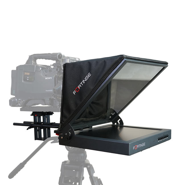 Fortinge 19'' Studio Prompter Set with HDMI, VGA, BNC, SDI Input