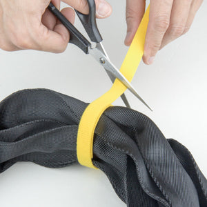 Kupo MEZ EZ-Tie Roll - Yellow (16mm Width x 5m Length) from www.thelafirm.com