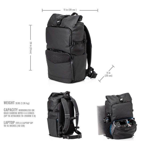 Tenba DNA 16 DSLR Backpack - Black from www.thelafirm.com