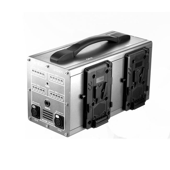 GEN ENERGY 4-Channel Simultaneous Fast V-Mount Charger (6A) and Power Station