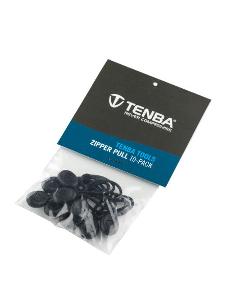 Tenba Tools Zipper Pulls - Pack of 10 - Black from www.thelafirm.com