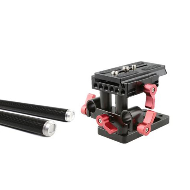 Genustech DSLR Mount with 250mm Carbon Fiber Rods