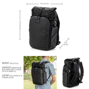 Tenba Fulton v2 14L All Weather Backpack - Black/Black Camo from www.thelafirm.com