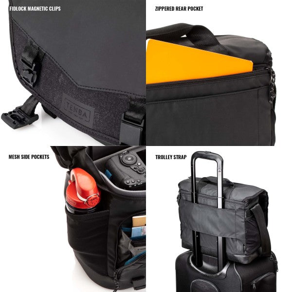 Tenba DNA 13 DSLR Messenger Bag - Black from www.thelafirm.com