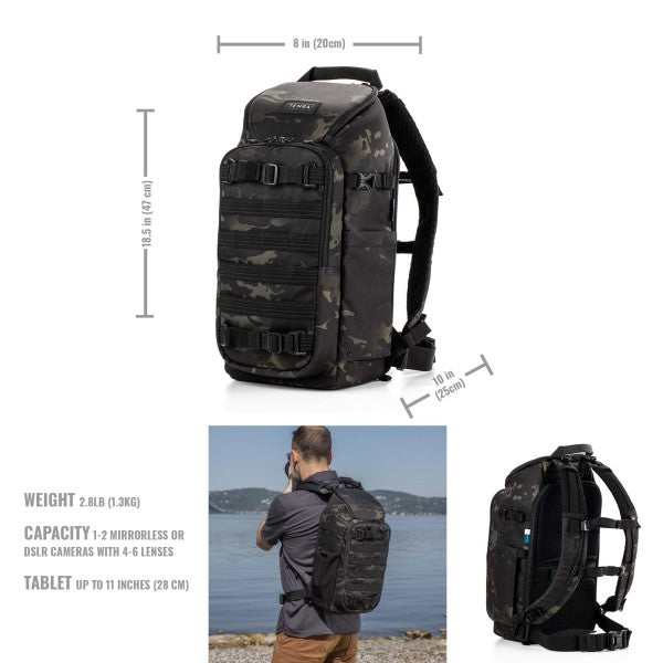 Tenba Axis v2 16L Backpack - MultiCam Black from www.thelafirm.com