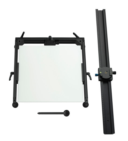 NOVOFLEX Compact, dismountable Copystand incl. translucent ground plate 12x12" from www.thelafirm.com