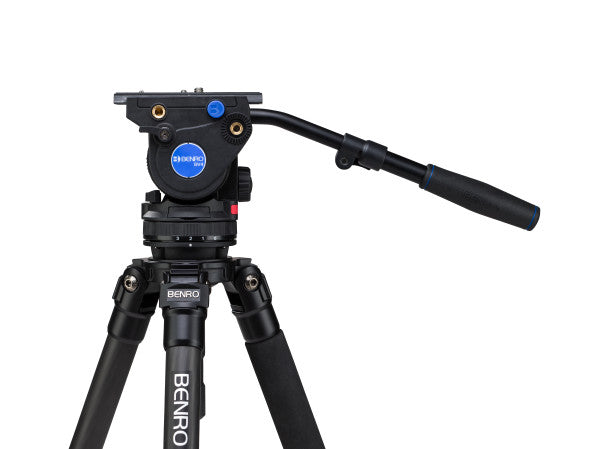 Benro C373F Series 3 CF Video Tripod & BV4H Head - 3 Leg Sections, Flip Lock Leg Release from www.thelafirm.com