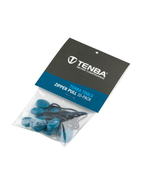 Tenba Tools Zipper Pulls - Pack of 10 - Blue from www.thelafirm.com