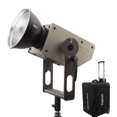 Kelvin Epos 300 - 300W RGBACL LED COB Studio Light including Rolling Case (V-Mount) from www.thelafirm.com