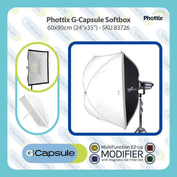 Phottix G-Capsule Softbox 60x90cm (24"x35") from www.thelafirm.com