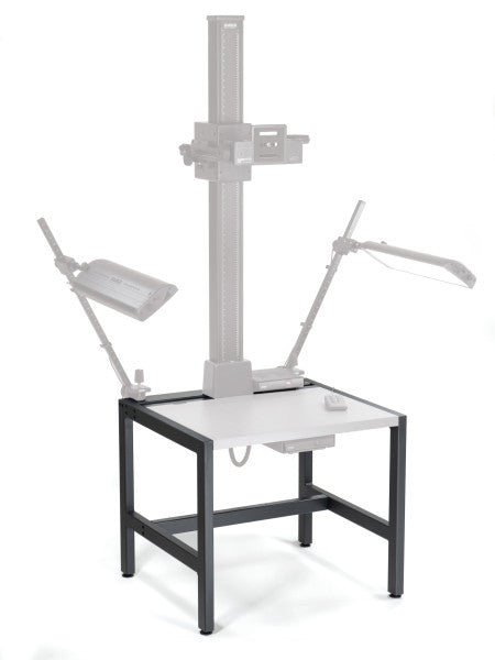 Kaiser 75H Table Frame. Height approx. 75 cm (29.5 in.). Features holes for mounting bases 5610 (RSP columns), 5625 (RD columns) and 4427 (R1 columns). from www.thelafirm.com