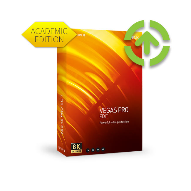 Magix Vegas Pro 18 Edit (Upgrade from Previous Version, Academic) ESD