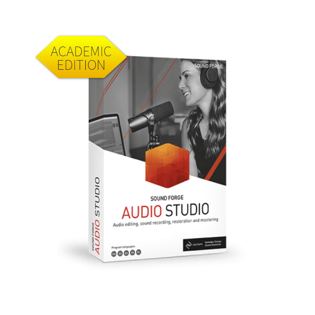 Magix Sound Forge Audio Studio 15 (Academic) ESD