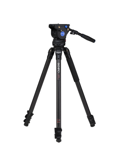 Benro C373F Series 3 CF Video Tripod & BV4H Head - 3 Leg Sections, Flip Lock Leg Release from www.thelafirm.com