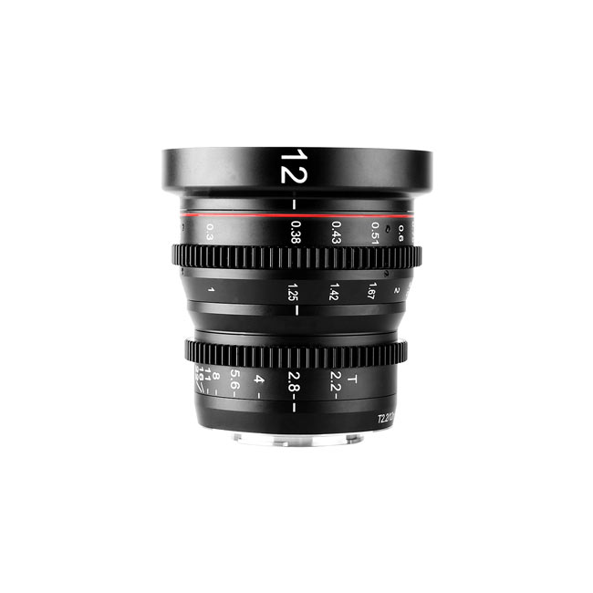 Meike Cinema Prime 12mm T2.2 M4/3 Lens - Final Sale, No cancellations, No returns