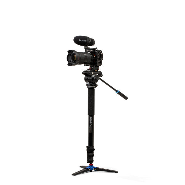 Benro A48FDS4PRO Aluminum Video Monopod Kit from www.thelafirm.com