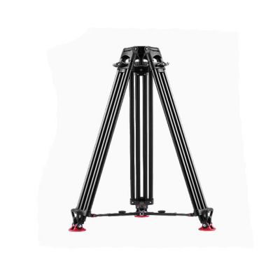 100mm single-stage heavy-duty carbon fiber tripod with twist lever-type brakes, CONTENDER heavy-duty mid-level spreader & deep-tread rubber feet from www.thelafirm.com