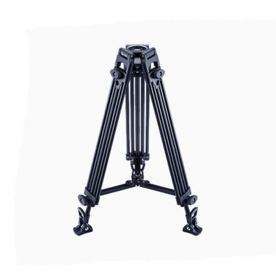 75mm 2-stage aluminum tripod w/carry handle, leg clip, extending mid-level spreader & wide rubber feet from www.thelafirm.com