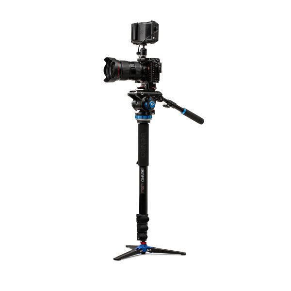 Benro A48FDS6PRO Aluminum Video Monopod Kit from www.thelafirm.com