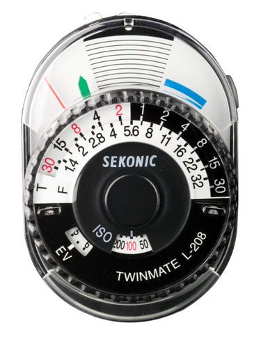 Sekonic L-208 Twin Mate - Analog Incident and Reflected Light Meter from www.thelafirm.com