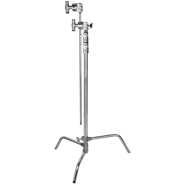 Kupo 40in Master C-Stand with Sliding Leg Kit & Quick Release System (Stand with 2.5in Grip Head & 40in Grip Arm with Hex Stud) - Silver from www.thelafirm.com