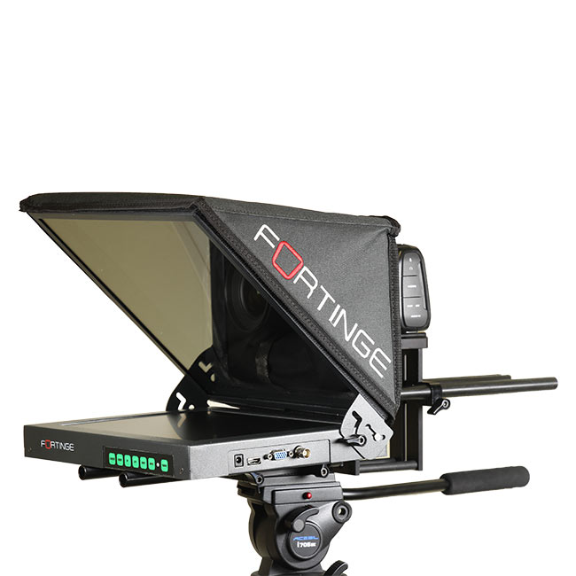 Fortinge PROS12-HB 12'' Studio Prompter Set with HDMI, VGA, BNC Input (High Brightness)