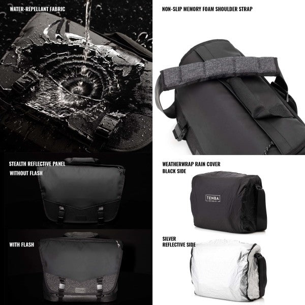 Tenba DNA 13 DSLR Messenger Bag - Black from www.thelafirm.com