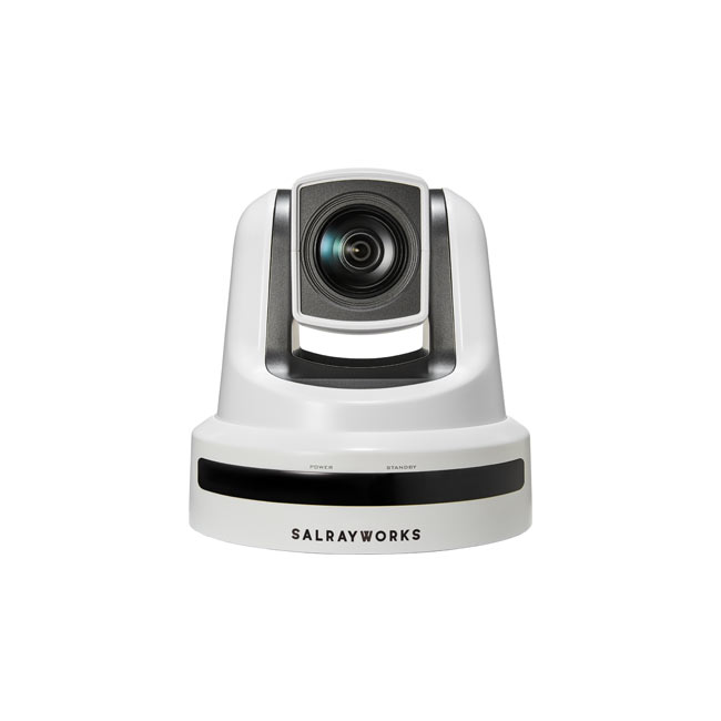 Salrayworks 1/2.8'' Exmor R CMOS Sensor PTZ Camera (Optical Zoom: 20x / Digital Zoom: 12x / Genlock, White)