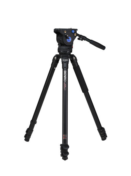 Benro A373F Series 3 AL Video Tripod & BV6H Head - 3 Leg Sections, Flip Lock Leg Release from www.thelafirm.com