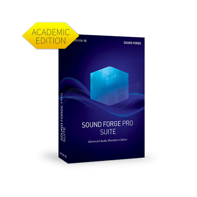 Magix SOUND FORGE Pro 15 Suite (Academic) ESD