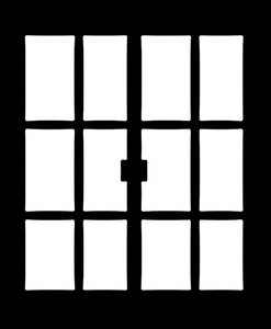 window - series ii - split door - micro - 16 x 16" (40.6 x 40.6 cm) from www.thelafirm.com
