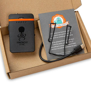 Tentacle TRACK E (US) – Basic Box.                                TRACK E Pocket Audio Recorder - Basic Box without lavalier microphone and accessories. from www.thelafirm.com
