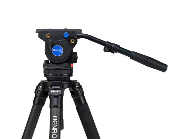 Benro C373F Series 3 CF Video Tripod & BV6H Head - 3 Leg Sections, Flip Lock Leg Release from www.thelafirm.com