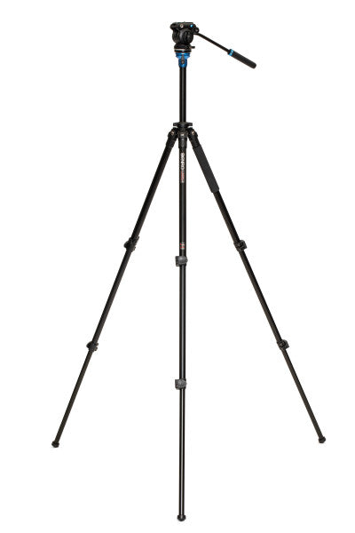 Benro A1573F Series 1 AL Video Tripod & S2PRO Head - Leveling Column, 3 Leg Sections, Flip Lock Leg Release from www.thelafirm.com