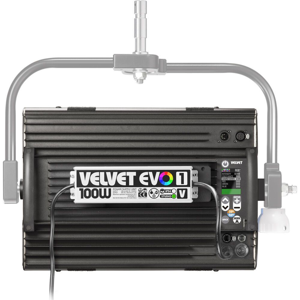 VELVET EVO 1 Colour Studio Dustproof Integrated AC Power Supply without Yoke RGBWW LED Light Panel